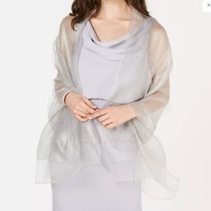 ADRIANNA PAPELL - Metallic Wrap Scarf